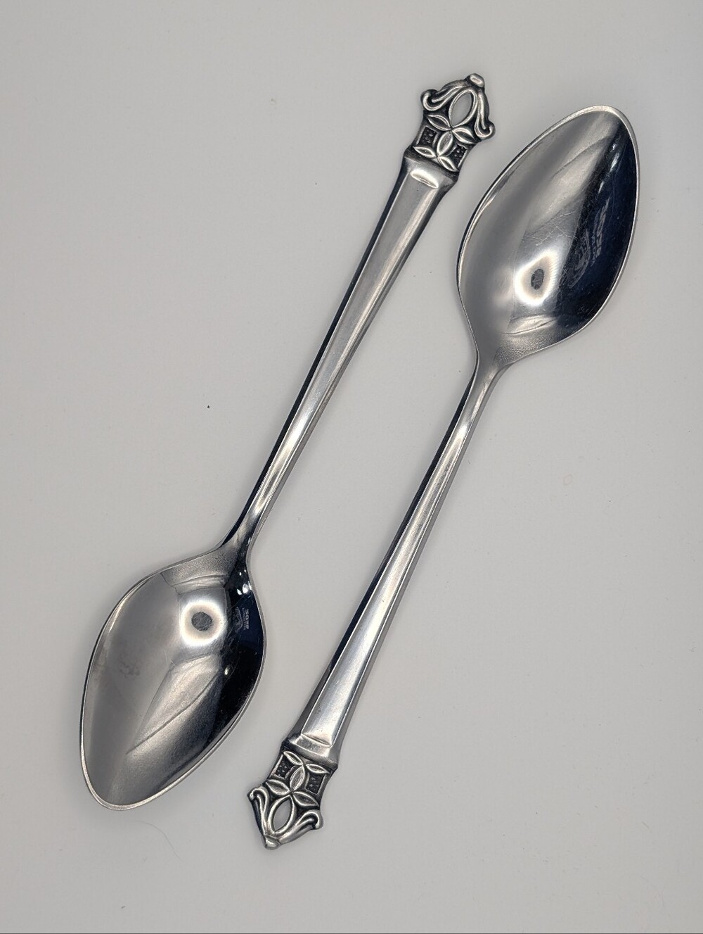 Ekco Eterna Padua Custom Stainless Japan Place Spoons - Set of 2 |  1 of 3 | MCM